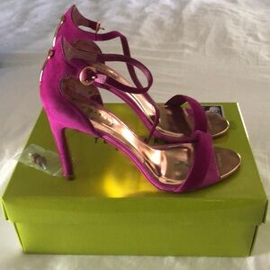 Ted Baker London Sharlos Fuchsia Strappy Heels